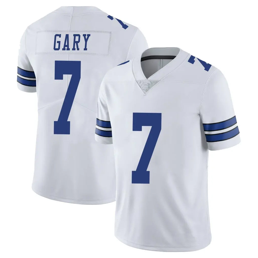 Blackjersey D.Cowboys #7 Rashan Gary Player White Vapor Untouchable Limited Home Game Stitched Jerseys
