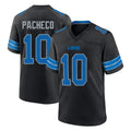 Blackjersey D.Lions #10 Isiah Pacheco Player Black Alternate Home Game Stitched Jerseys