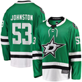 Blackjersey D.Stars #53 Wyatt Johnston Kelly Green Home Breakaway Player Jerseys