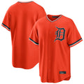 Blackjersey D.Tigers Orange Home Game Blank Player Stitched Jerseys