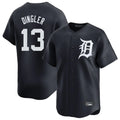 Blackjersey D.Tigers #13 Dillon Dingler Player Navy Home Limited Game Stitched Jerseys