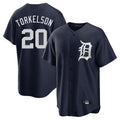 Blackjersey D.Tigers #20 Spencer Torkelson Player Navy Game Home Stitched Jerseys