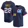 Blackjersey D.Tigers #28 Javier B¨¢ez Player Navy Limited American League All-Star Edition Stitched Jerseys