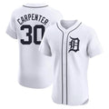 Blackjersey D.Tigers #30 Kerry Carpenter Player White Limited Elite Home Stitched Jerseys