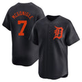 Blackjersey D.Tigers #7 Kevin McGonigle Player Navy Home Limited Stitched Jerseys