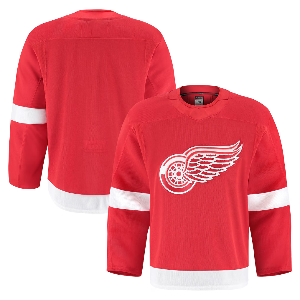 Blackjersey DR.Wings Red Home Authentic Pro Jersey