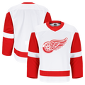 Blackjersey DR.Wings White Away Authentic Pro Jerseys