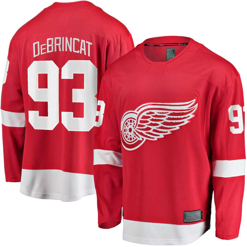 Blackjersey DR.Wings #93 Alex DeBrincat Red Breakaway Jerseys