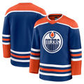 Blackjersey E.Oilers Royal Home Premium Jerseys