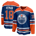 Blackjersey E.Oilers #18 Zach Hyman Royal Home Breakaway Player Jerseys