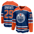 Blackjersey E.Oilers #29 Leon Draisaitl Royal Home Breakaway Jerseys