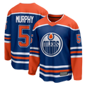Blackjersey E.Oilers #5 Connor Murphy Royal Home Breakaway Jerseys