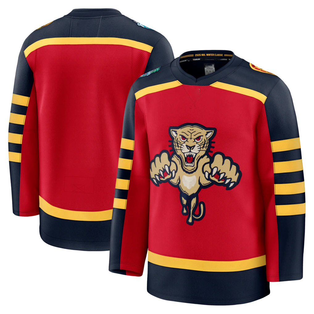 Blackjersey F.Panthers Red 2026 Winter Classic Premium Jerseys