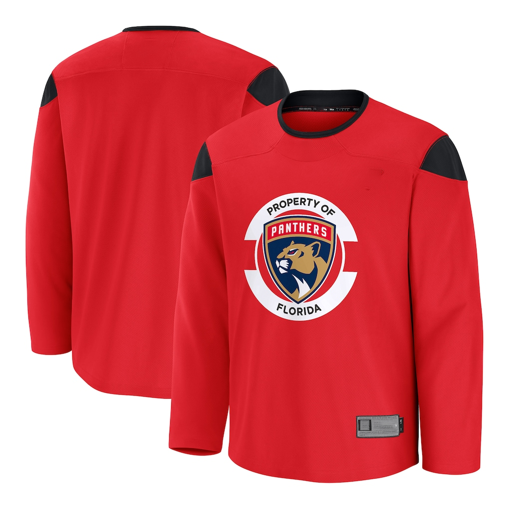 Blackjersey F.Panthers Red Practice Jerseys