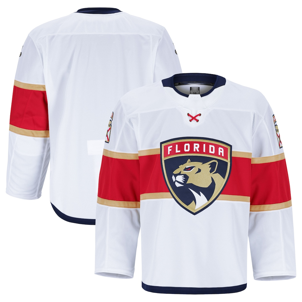 Blackjersey F.Panthers White Away Authentic Pro Jerseys