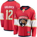 Blackjersey F.Panthers #12 Jonah Gadjovich Red Premier Breakaway Player Jerseys