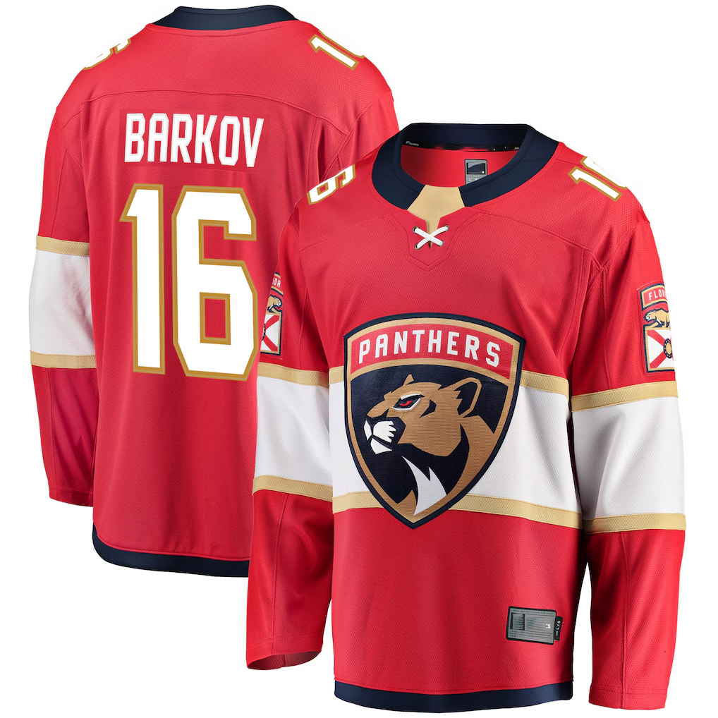 Blackjersey F.Panthers #16 Aleksander Barkov Red Breakaway Jerseys