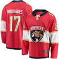 Blackjersey F.Panthers #17 Evan Rodrigues Red Home Breakaway Jerseys