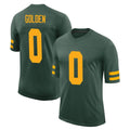 Blackjersey GB.Packers #0 Matthew Golden Player Green Alternate Vapor Home Game Stitched Jerseys