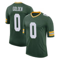 Blackjersey GB.Packers #0 Matthew Golden Player Green Limited Classic Home Game Stitched Jerseys