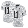 Blackjersey GB.Packers #11 Jayden Reed Player Arctic Camo Salute To Service Limited Stitched Jerseys