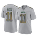 Blackjersey GB.Packers #11 Jayden Reed Player Gray Atmosphere Fashion Home Game Stitched Jerseys