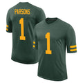 Blackjersey GB.Packers #1 Micah Parsons Player Green Alternate Vapor Home Game Stitched Jerseys