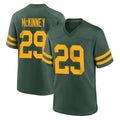 Blackjersey GB.Packers #29 Xavier McKinney Player Green Alternate Home Game Stitched Jerseys