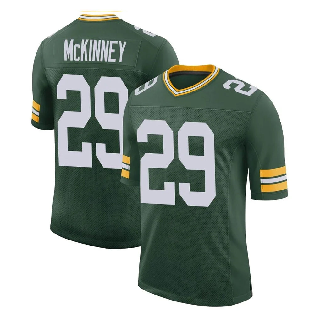 Blackjersey GB.Packers #29 Xavier McKinney Player Green Limited Classic Home Game Stitched JerseysGB.Packers #29 Xavier McKinney Player Green Limited Classic Home Game Stitched Jerseys