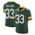 Blackjersey GB.Packers #33 Evan Williams Player Green Vapor Untouchable Limited Home Game Stitched Jerseys