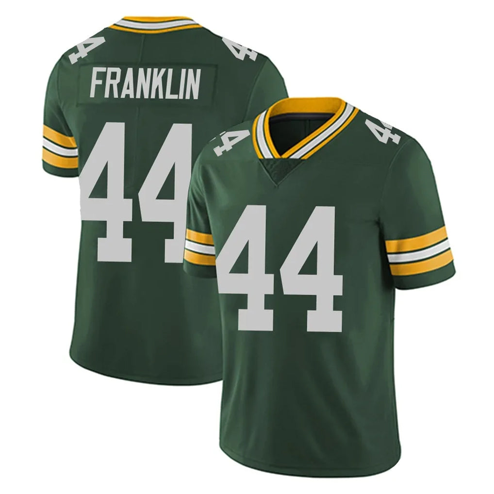 Blackjersey GB.Packers #44 Zaire Franklin Player Green Vapor Untouchable Limited Home Game Stitched Jerseys