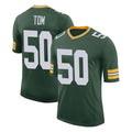Blackjersey GB.Packers #50 Zach Tom Player Green Limited Classic Home Game Stitched Jerseys