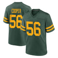Blackjersey GB.Packers #56 Edgerrin Cooper Player Green Alternate Home Game Stitched Jerseys