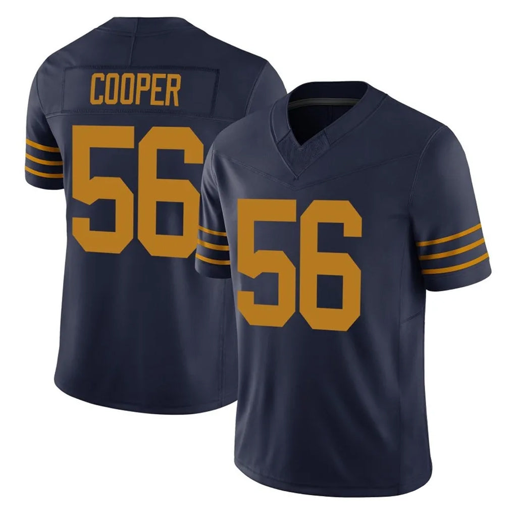 Blackjersey GB.Packers #56 Edgerrin Cooper Player Navy The 1923 Classic Vapor F.U.S.E. Home Game Stitched Jerseys