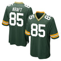 Blackjersey GB.Packers #85 Tucker Kraft Player Green Home Game Stitched Jerseys