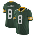 Blackjersey GB.Packers #8 Josh Jacobs Player Green Vapor Untouchable Limited Home Game Stitched Jerseys