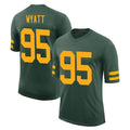 Blackjersey GB.Packers #95 Devonte Wyatt Player Green Alternate Vapor Home Game Stitched Jerseys