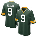 Blackjersey GB.Packers #9 Christian Watson Player Green Home Game Stitched Jerseys
