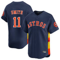 Blackjersey H.Astros #11 Cam Smith Player Navy Home Limited Stitched Jerseys