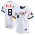 Blackjersey H.Astros #8 Christian Walker Player White City Connect Limited Home Stitched Jerseys