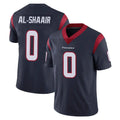 Blackjersey H.Texans #0 Azeez Al-Shaair Player Navy Limited Vapor Untouchable Home Game Stitched Jerseys