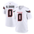 Blackjersey H.Texans #0 Azeez Al-Shaair Player White Home Game Stitched Jerseys