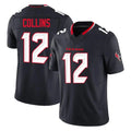 Blackjersey H.Texans #12 Nico Collins Player Navy Limited Alternate Vapor F.U.S.E. Home Game Stitched Jerseys