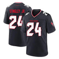Blackjersey H.Texans #24 Derek Stingley Jr. Player Navy Team Home Game Stitched Jerseys