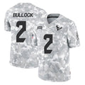 Blackjersey H.Texans #2 Calen Bullock Player Arctic Camo Salute To Service Limited Game Stitched Jerseys