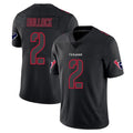 Blackjersey H.Texans #2 Calen Bullock Player Black Fashion Home Game Stitched Jerseys