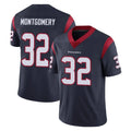Blackjersey H.Texans #32 David Montgomery Player Navy Limited Vapor Untouchable Home Game Stitched Jerseys