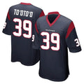 Blackjersey H.Texans #39 Henry To'oTo'o Player Navy Home Game Stitched Jerseys