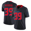 Blackjersey H.Texans #39 Henry To'oTo'o Player Navy Limited 2nd Alternate Vapor F.U.S.E. Home Game Stitched Jerseys