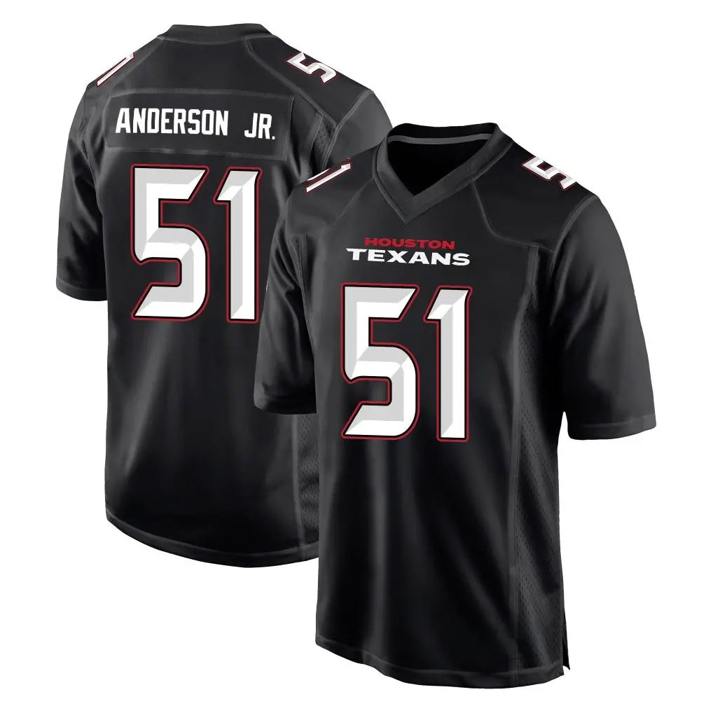 Blackjersey H.Texans #51 Will Anderson Jr. Player Carbon Black Fashion Home Game Stitched Jerseys